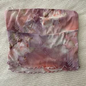 Silence + Noise Pink and Purple Bandeau Intimates